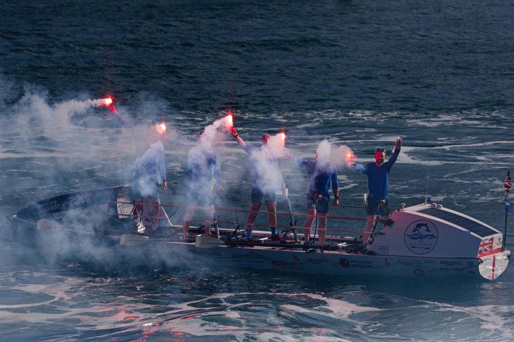 Navy team win world’s toughest rowing race after crossing Atlantic