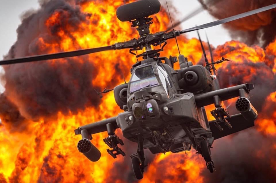 The Apache AH-64E Attack Helicopter